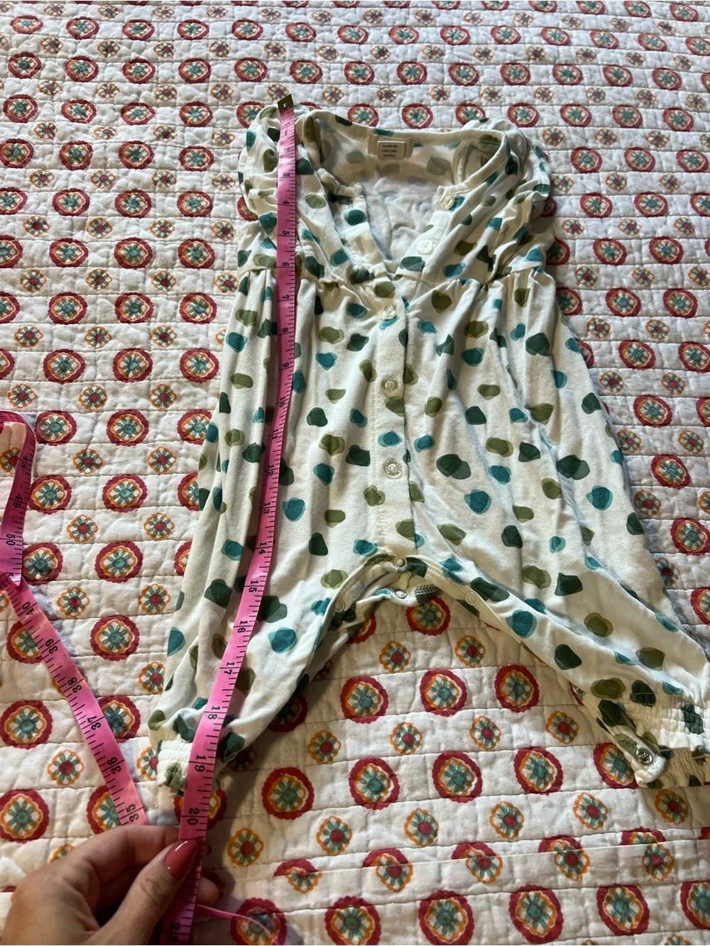 Peek Bamboo Baby Romper size 3-6 months